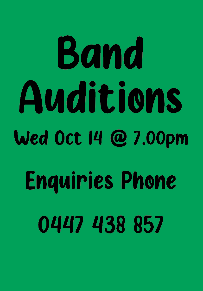 Band Auditions